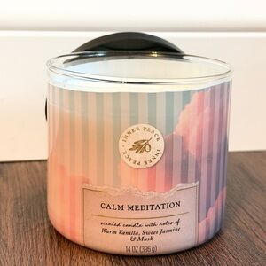 Inner Peace, Calm Meditation Vanilla Scented Candle